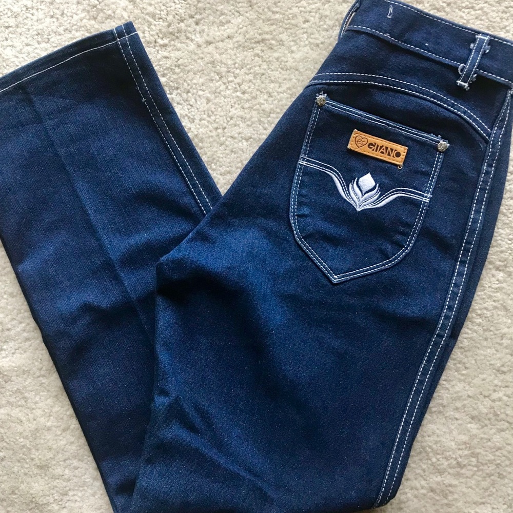 80s vintage gitano disco jeans